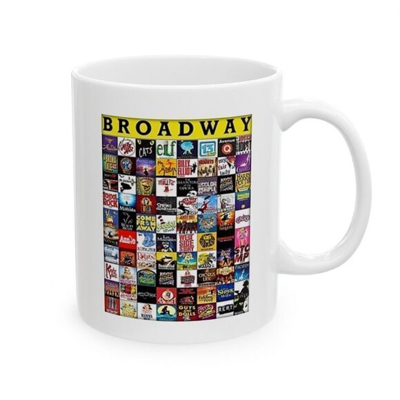 NWOT. 🕯🌹Broadway Mug. Perfect for the Broadway Musical Fan. - Picture 3 of 9